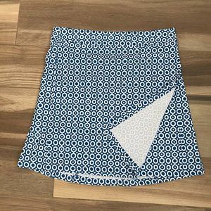 Rip Skirt Hawaii, blue and white print, never worn, sz Medium